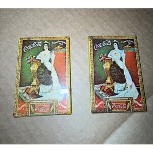 Vintage Coca-Cola Pocket Mirrors At Soda Fountain‎ 5 Cents